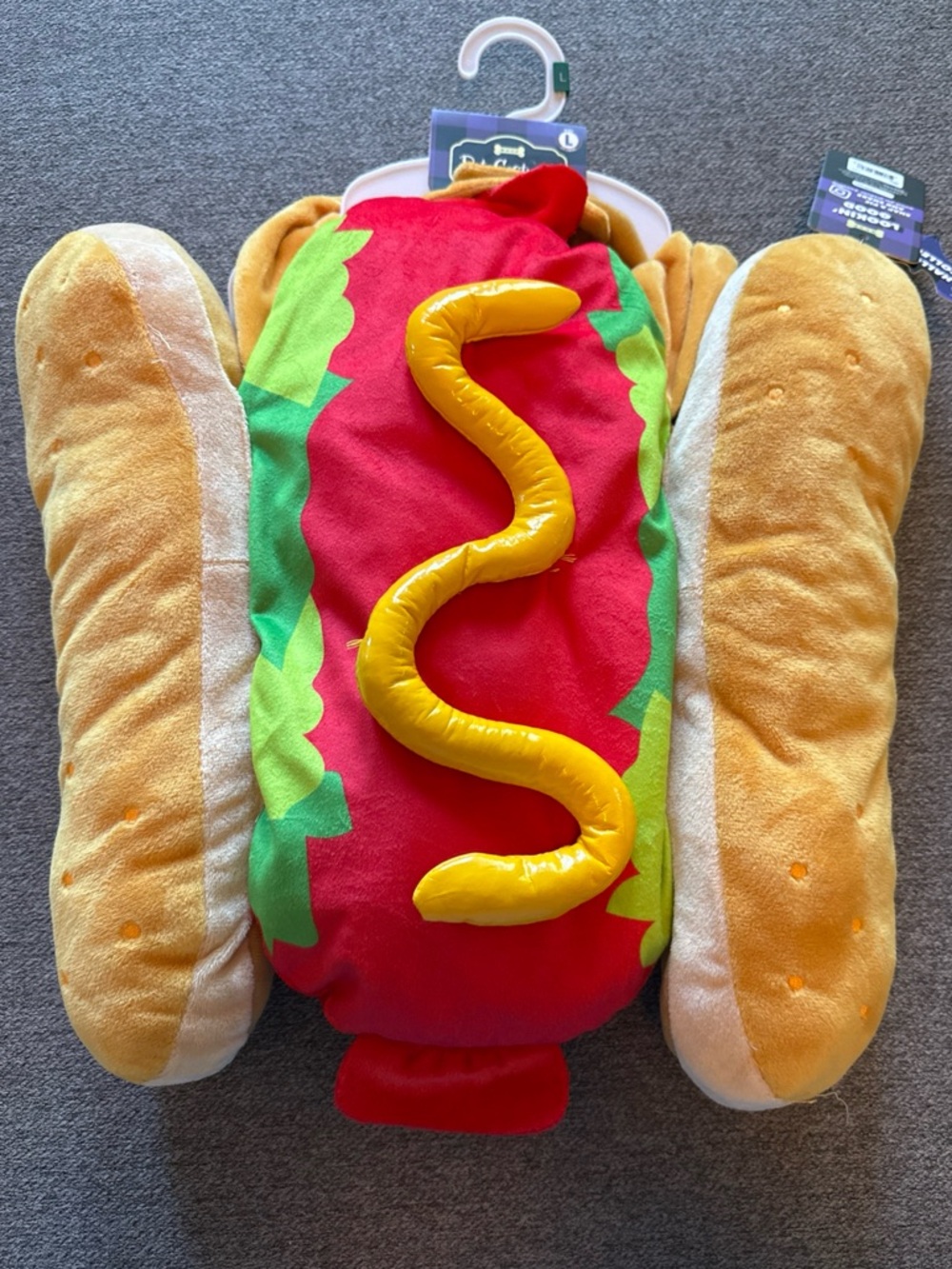 Hot Dog Pet Dog Costume Size Large Halloween 4th Of July Summer For Dogs New